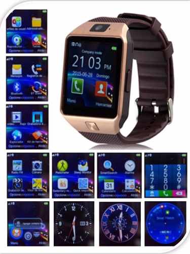 Dz09 Smartwatch Celular Android Contesta Mensajes Pantallahd